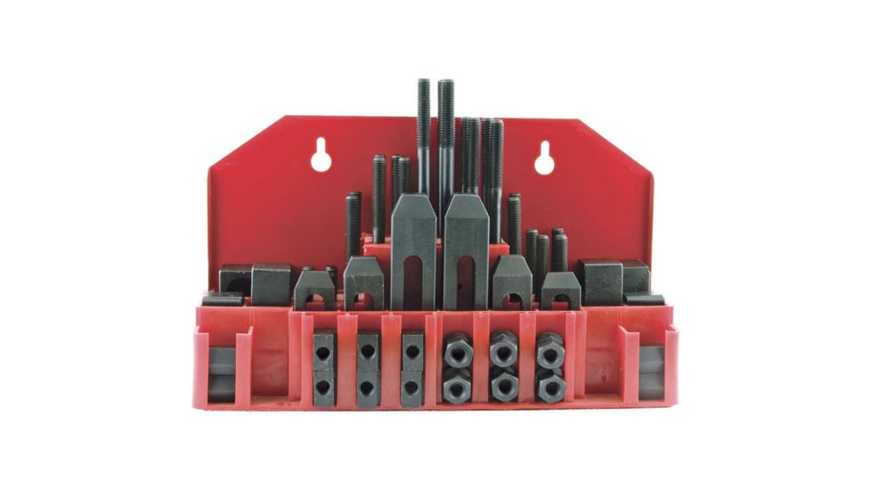 Grizzly Industrial 58 pc. Clamping Kit for 1/2in. T-Slots G1075