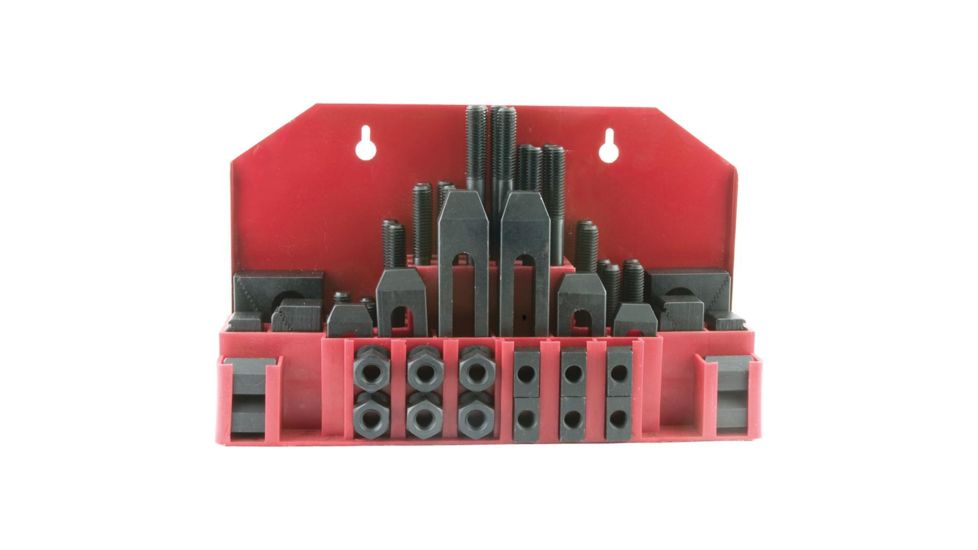 Grizzly Industrial 58-pc. Clamping Kit for 5/8in. T-Slots G1076