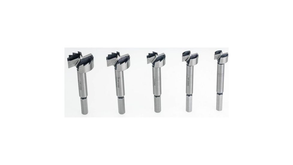Grizzly Industrial 5pc Forstner Bit Set T27032