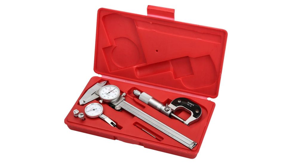 Grizzly Industrial 6in. Dial Caliper/Indicator/Micrometer Set G9786