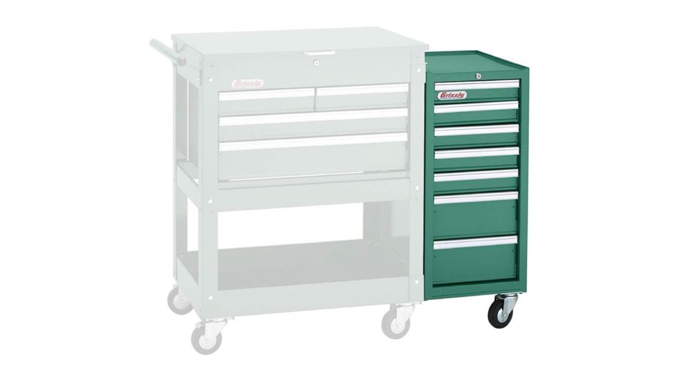 Grizzly Industrial 7 Drawer Side Tool Cabinet H7729