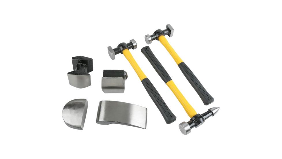 Grizzly Industrial 7-Pc Auto Body Repair Kit - Cast Iron T1232