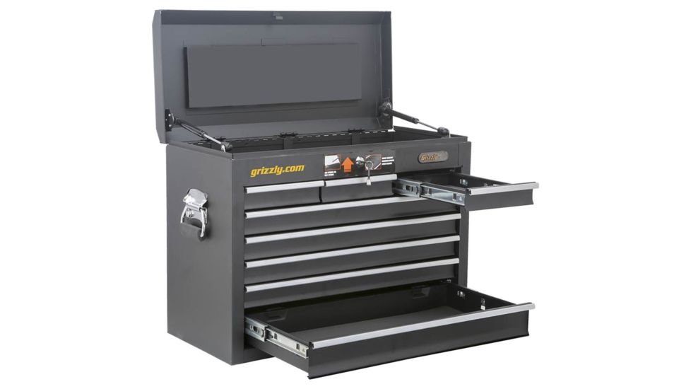 Grizzly Industrial 8 Drawer Tool Chest, 26in. Wide T26898