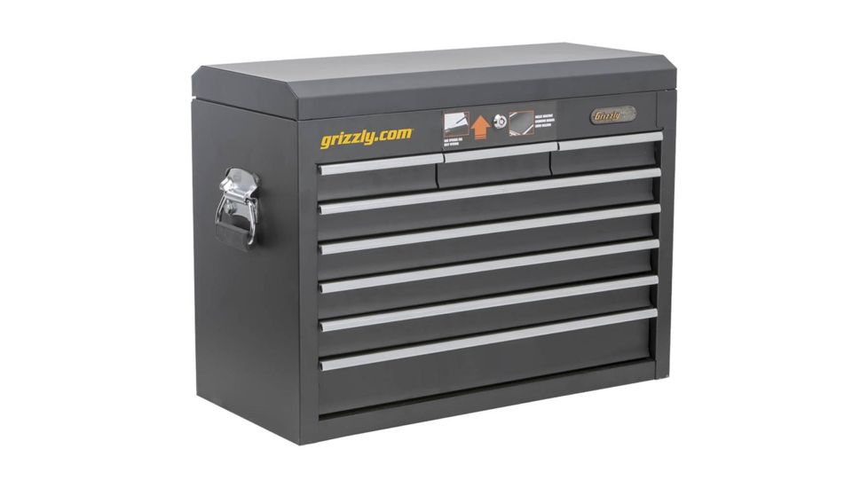 Grizzly Industrial 8 Drawer Tool Chest, 26in. Wide T26898