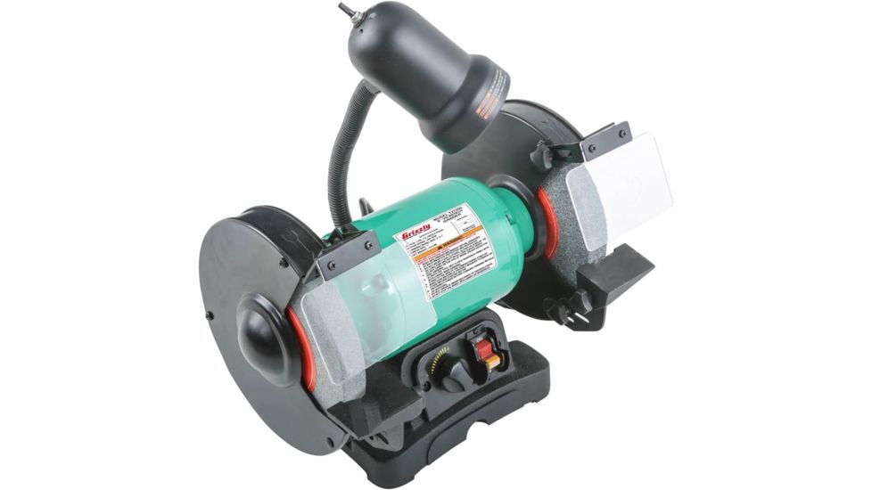 Grizzly Industrial 8in. Variable-Speed Grinder with Light T27305