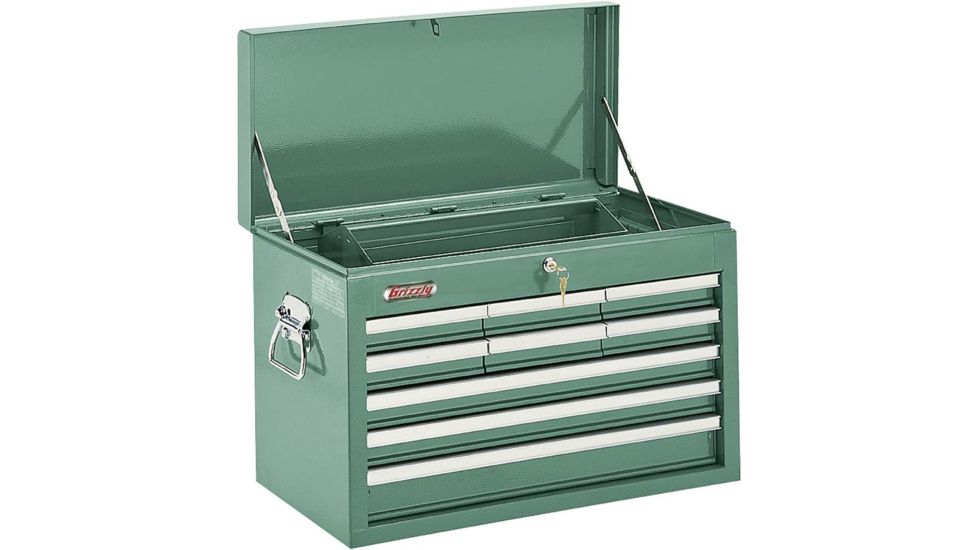 Grizzly Industrial 9 Drawer Top Chest w/ Ball Bearing Slides H0839