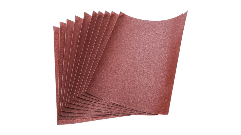 Grizzly Industrial 9in. x 11in. Sanding Sheets A100-A Paper, 10 pc. G6195