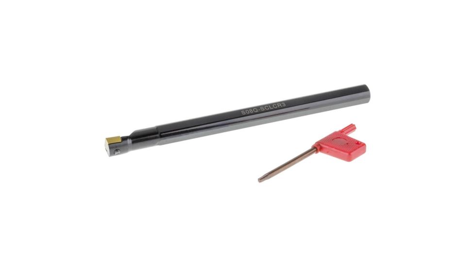 Grizzly Industrial Boring Bar SCLCR 1/2in. Dia. x 7in., 5-Deg. Cutting Angle, RH T10859