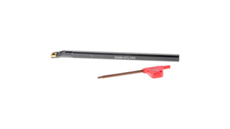 Grizzly Industrial Boring Bar SCLCR 3/8in. Dia. x 6in., 3-Deg. Cutting Angle, RH T10867