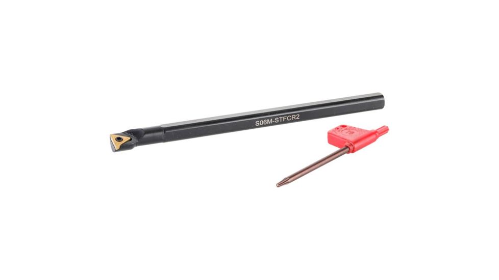 Grizzly Industrial Boring Bar STFPR 3/8in. Dia. x 6in., 0-Deg. Cutting Angle, RH T10865