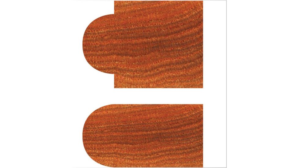 Grizzly Industrial Bull Nose Bit, 1/4in. Shank, 1-1/8in. Cutter Dia. C1025