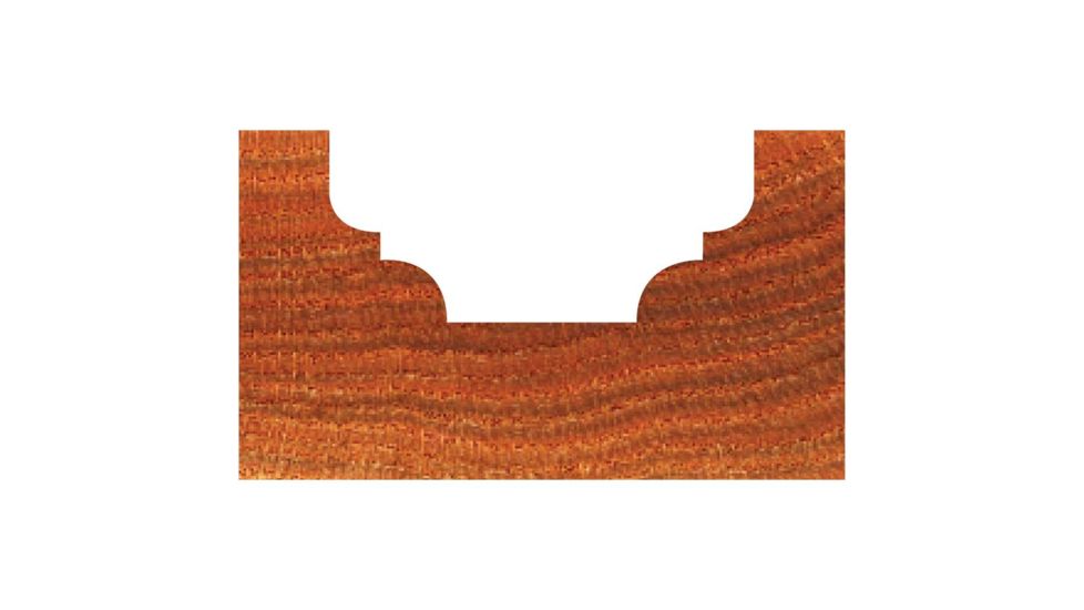 Grizzly Industrial Classical Plunge Pattern Bit, 1/2in. Shank, 2in C1681