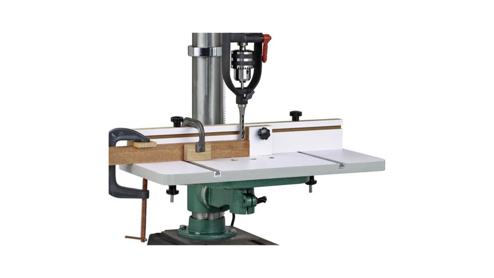 Grizzly Industrial Drill Press Table with 3in. Fence H7827