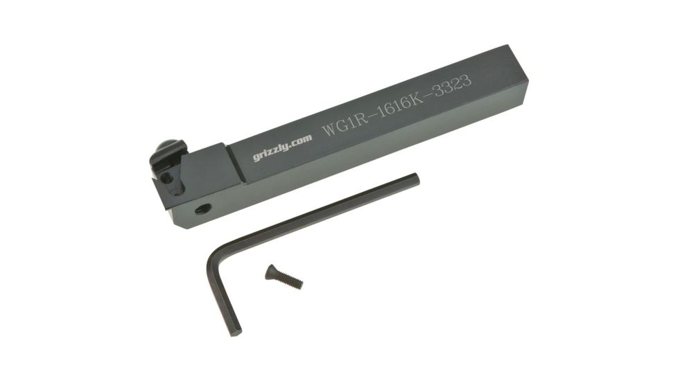 Grizzly Industrial External Threading Tool Holder - 16mm Sq, Right-hand T25481