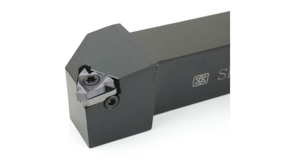 Grizzly Industrial External Threading Tool Holder - 20mm Sq., Right-hand, 4-15/16in H8312