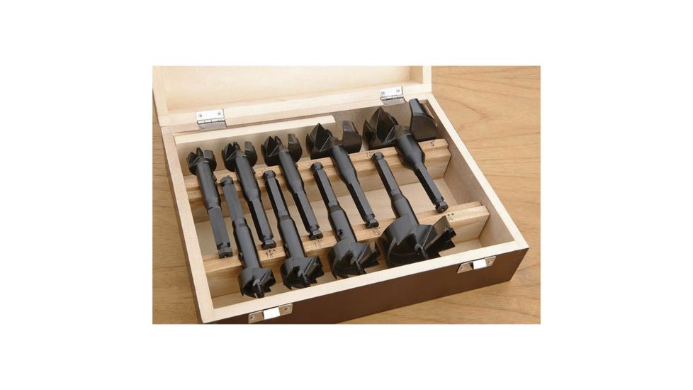 Grizzly Industrial Forstner Bit 9 pc. Set 1in. To 3in. H5982