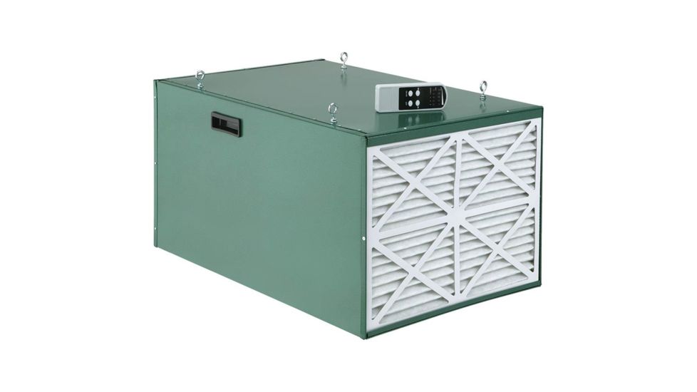 Grizzly Industrial Heavy-Duty Double Air Filter with Remote Control G9956