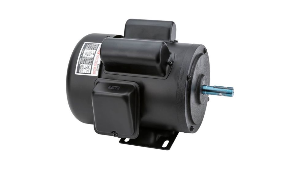 Grizzly Industrial Heavy-Duty Motor 1 HP Single-Phase 1725 RPM TEFC 110V/220V G2532