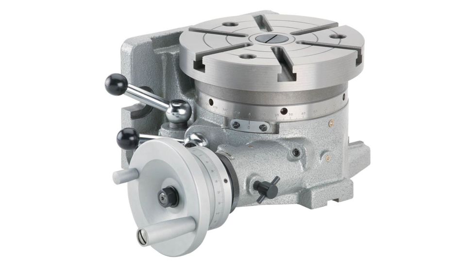 Grizzly Industrial Horizontal/Vertical Rotary Indexing Table with Chuck H7506