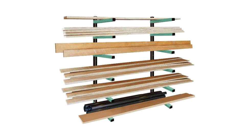 Grizzly Industrial Lumber Rack 6-Shelf System T27630