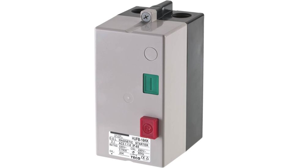 Grizzly Industrial Magnetic Switch, 3-Phase - 220V Only, 5 HP, 15-20A T24104