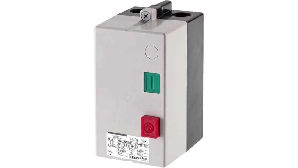 Grizzly Industrial Magnetic Switch, 3-Phase - 440V Only, 10 HP, 15-20A T24202