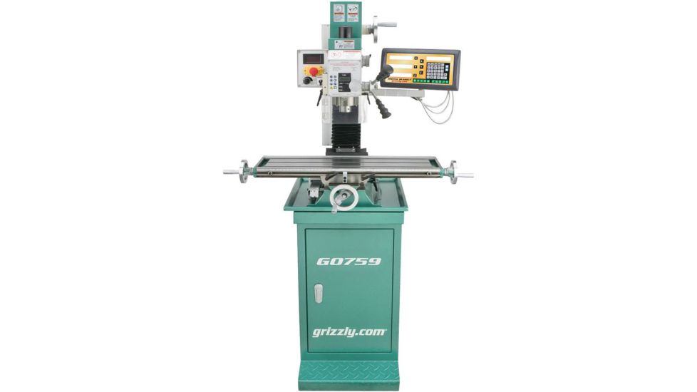 Grizzly Industrial Mill/Drill with Stand and DRO G0759