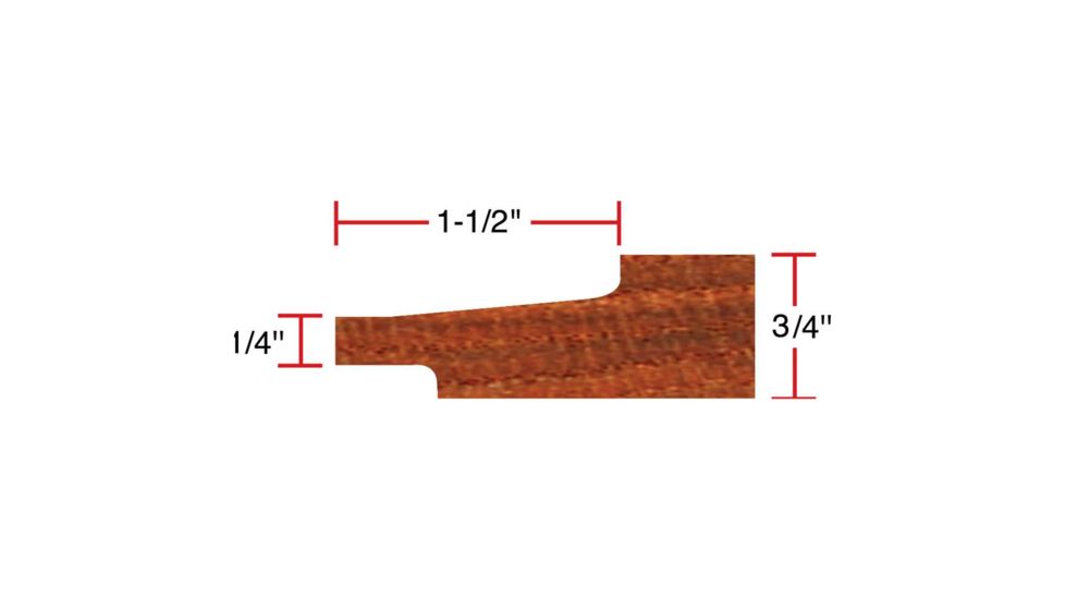 Grizzly Industrial Panel Cutter - 5 Face Cut, 3/4in. Bore C2065
