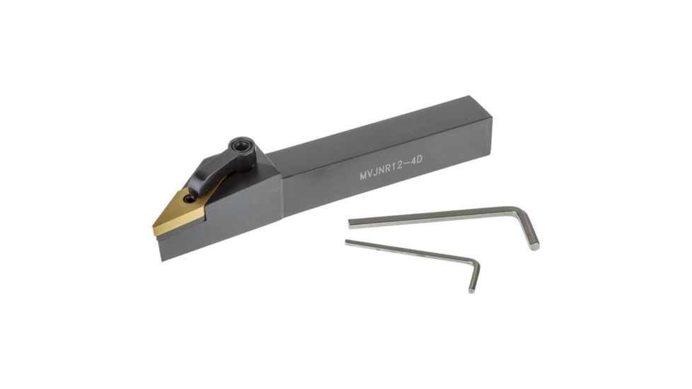 Grizzly Industrial Profile Turning Toolholder MVJNR 3/4in. x 6in., 3-Deg. Cutting Angle, RH T10839