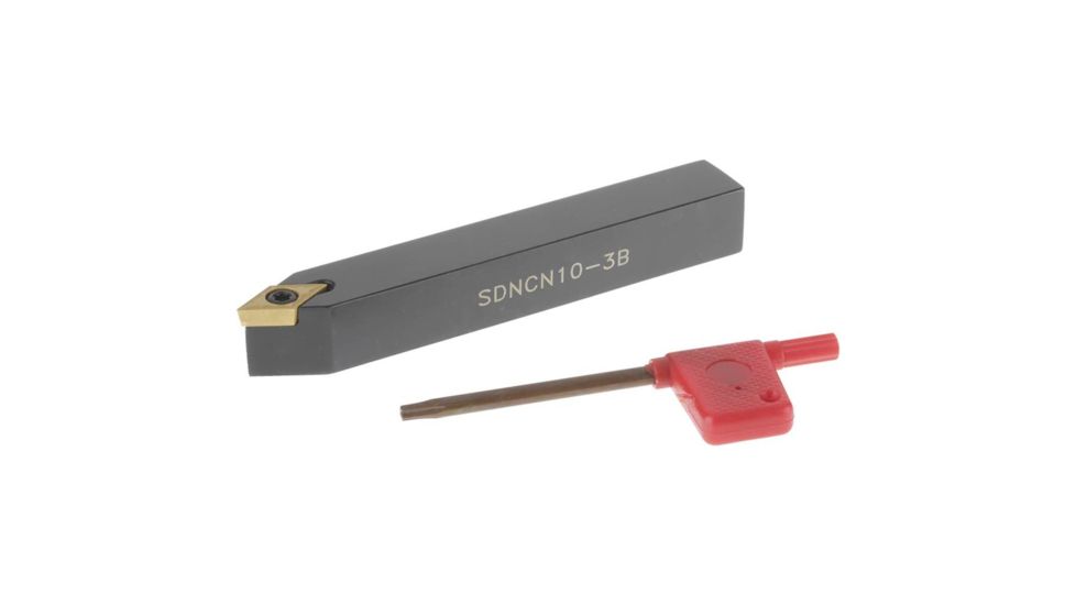 Grizzly Industrial Profile Turning Toolholder SDNCN 5/8in. x 4-1/2in., 27.5-Deg. Cutting Angle, Neutral T10848