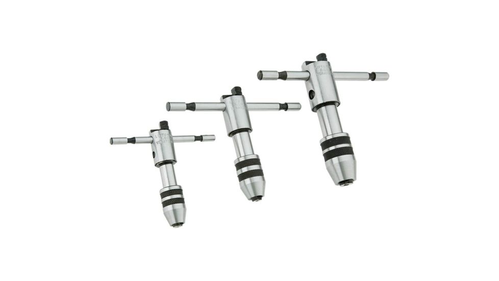 Grizzly Industrial Ratchet T-Handle Tap Wrench - Set H2725