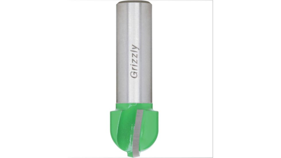 Grizzly Industrial Roundnose Bit, 1/2in. Shank, 3/4in. Cutter Dia. C1063