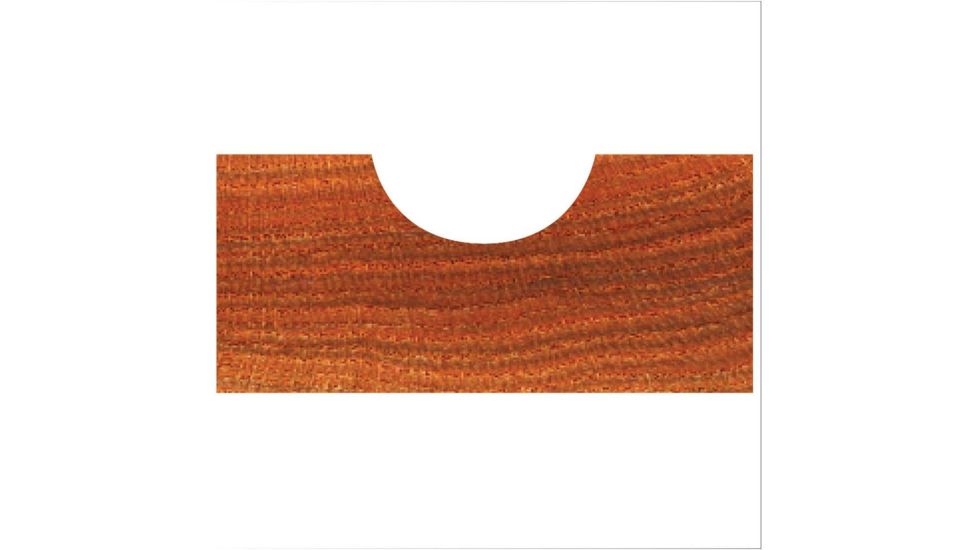 Grizzly Industrial Roundnose Bit, 1/4in. Shank, 3/4in. Cutter Dia. C1058