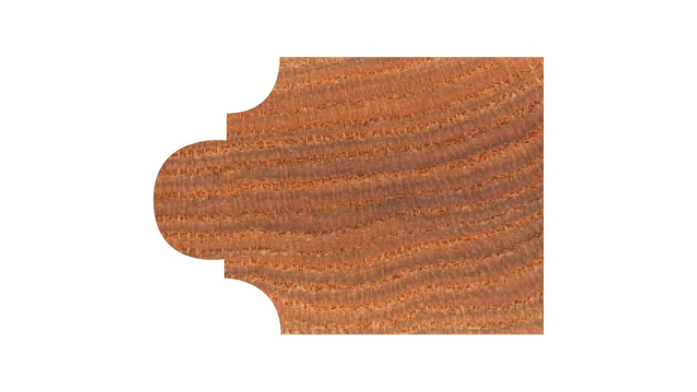 Grizzly Industrial Shaper Cutter - Astragal, 3/4in. Bore C2112
