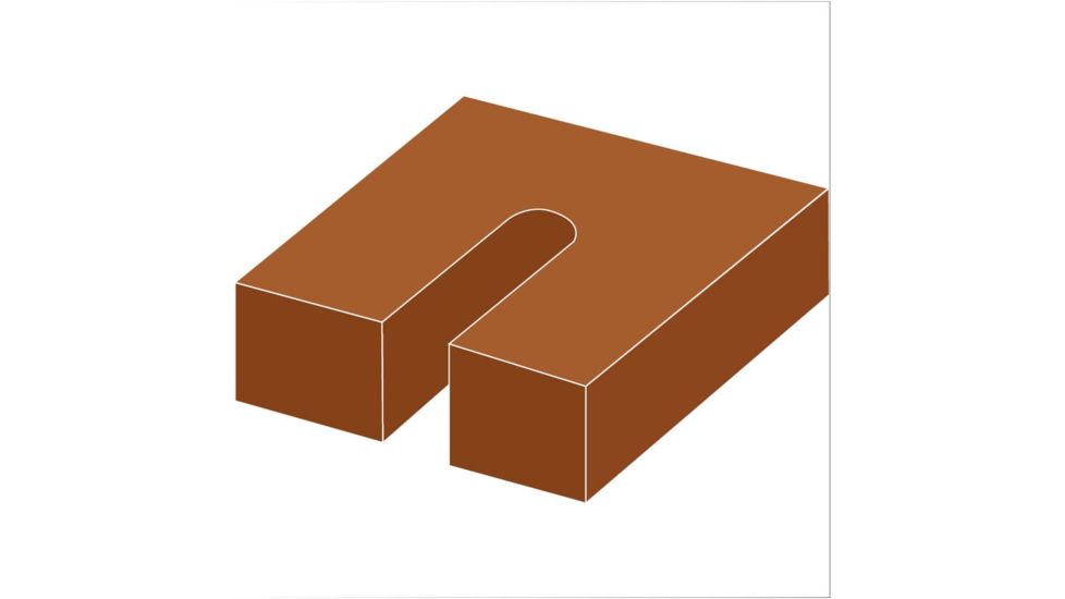 Grizzly Industrial Solid Carbide Spiral Downcut Bit, 1/4in. Shank, 1/4in. Dia. C1696