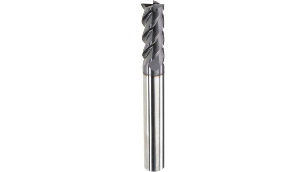 Grizzly Industrial Super Carbide End Mill 3/8in. x 4-Flute H3449