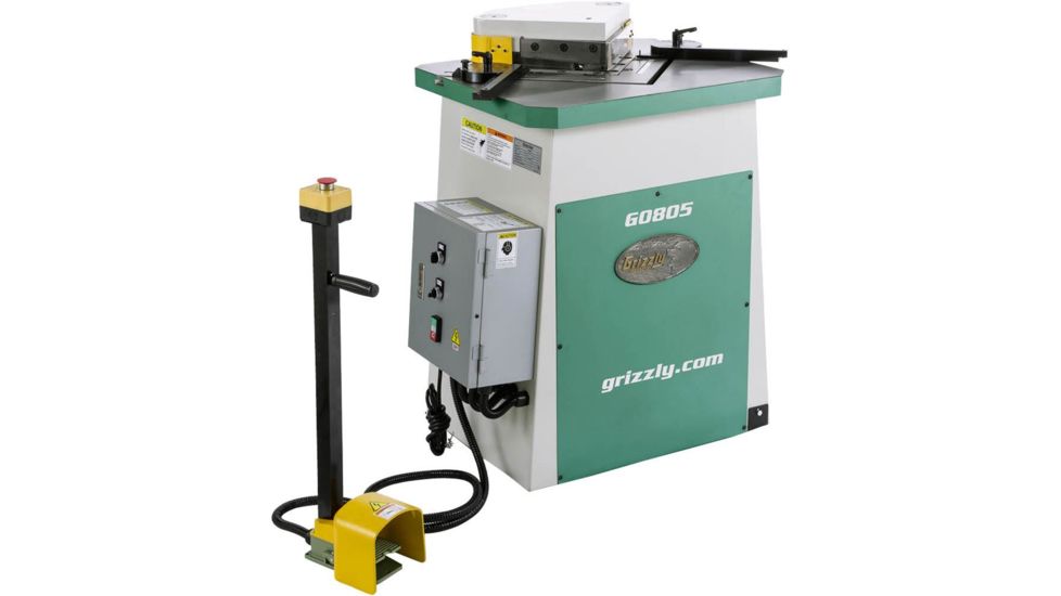 Grizzly Industrial Super Heavy-Duty Angle Notcher, 9-Gauge G0805