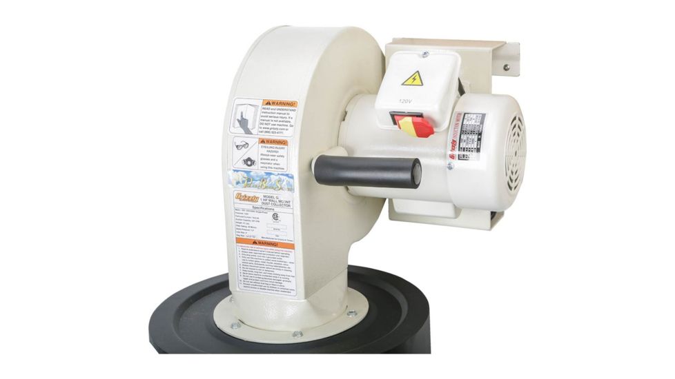 Grizzly Industrial Wall-Mount Dust Collector with Canister Filter G0785