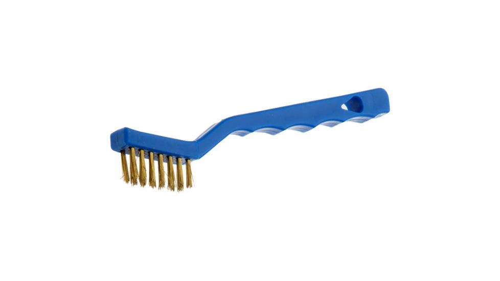 Grizzly Industrial Wire Brush with Plastic Handle - Brass - 12pk T27802