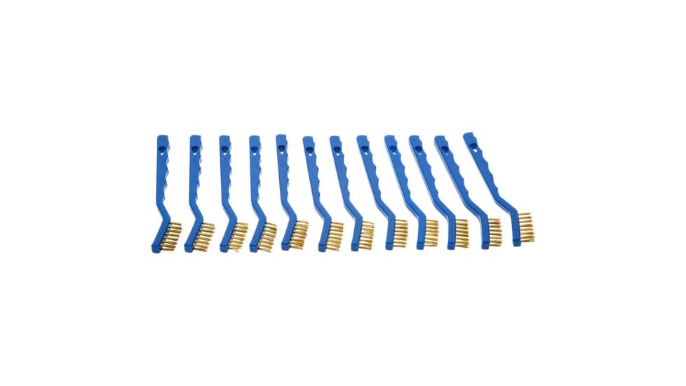 Grizzly Industrial Wire Brush with Plastic Handle - Brass - 12pk T27802