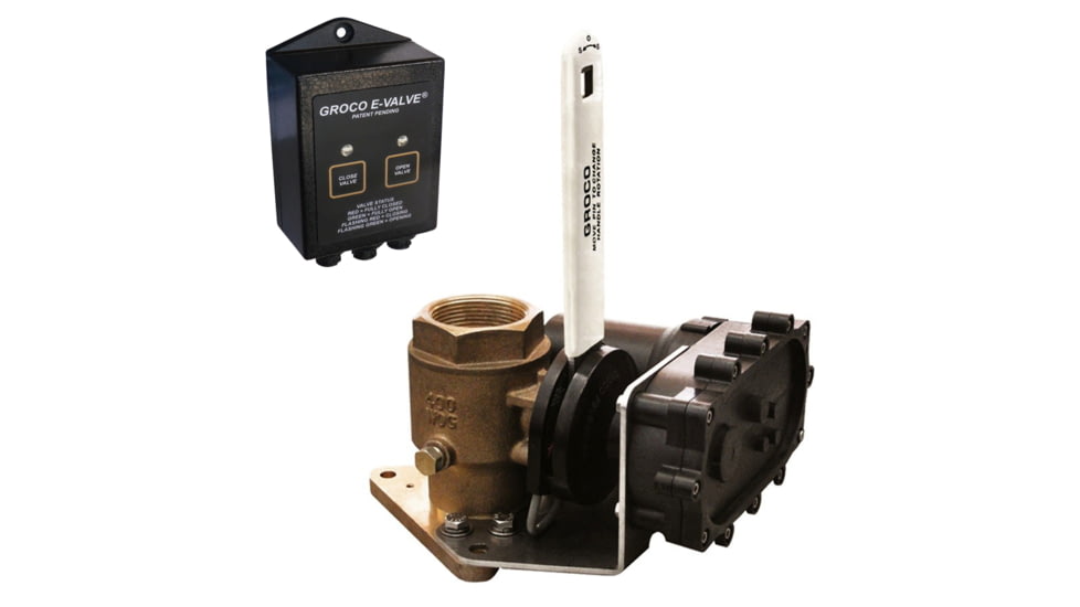 GROCO 3/4" Bronze Electric Flanged Seacock - 12V 74370