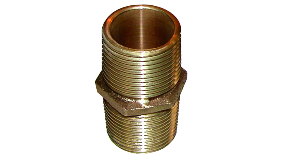 GROCO Bronze Pipe Nipple - 1-1/2" NPT 75239