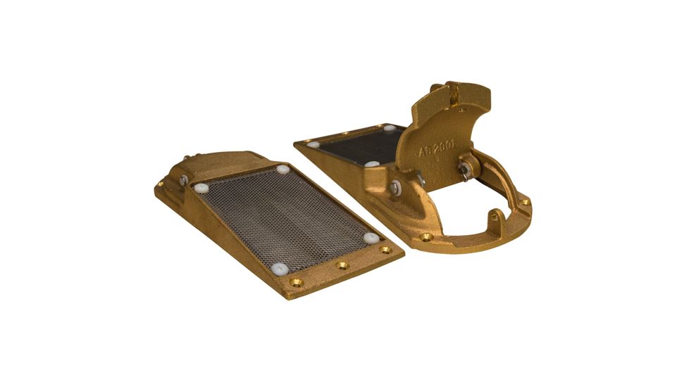 GROCO Hull Strainer w/Access Door 3" Max Thru-Hull Perforated 74397