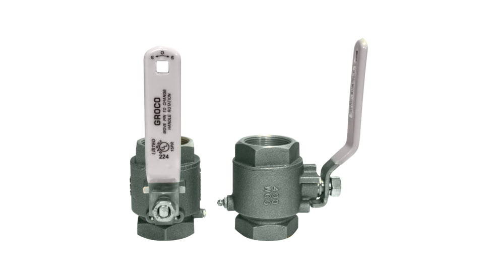 GROCO NPT Stainless Steel In-Line Ball Valve 1/2" 74197