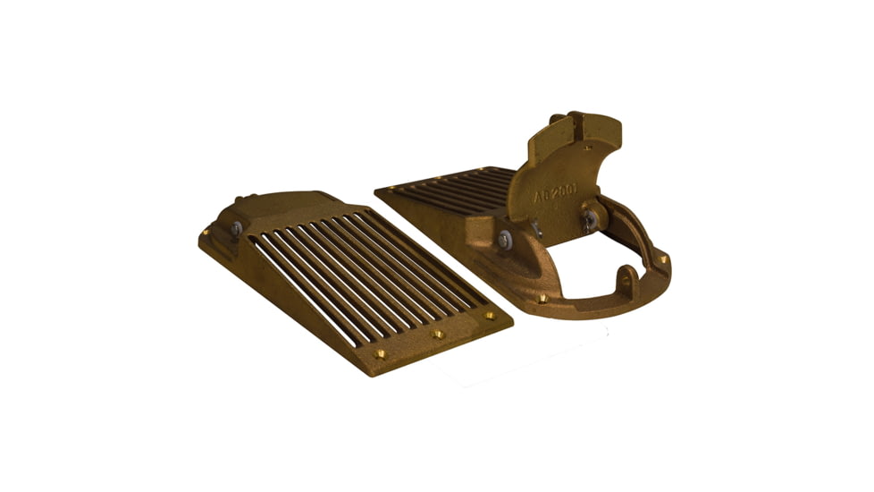 GROCO Slotted Hull Scoop Strainer w/Access Door f/Up to 1-1/4" Thru Hull Bronze 72825