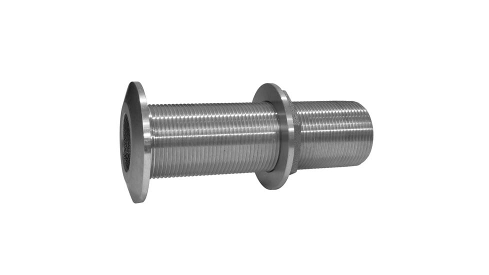 GROCO Stainless Steel Extra Long Thru-Hull Fitting w/Nut 2&quot; 75352