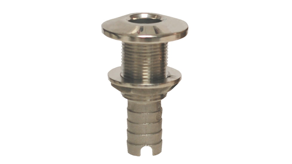 GROCO Stainless Steel Hose Barb Thru-Hull Fitting - 1-1/8" 75226