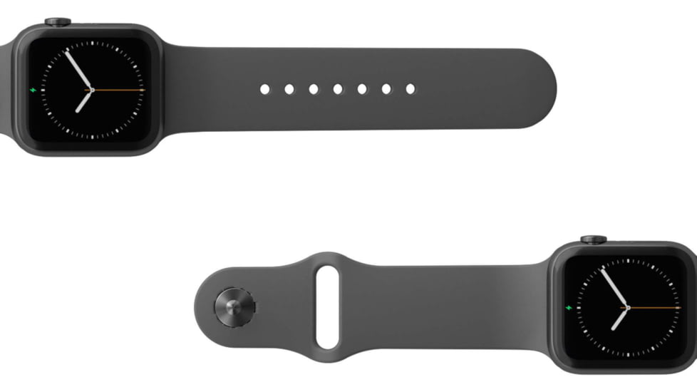 Groove Life Apple Watch Narrow/Short Band, Deep Stone Grey, 38/40mm S/M, WA1-002-NS