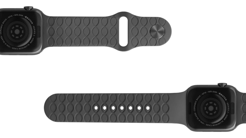 Groove Life Apple Watch Narrow/Short Band, Deep Stone Grey, 38/40mm S/M, WA1-002-NS