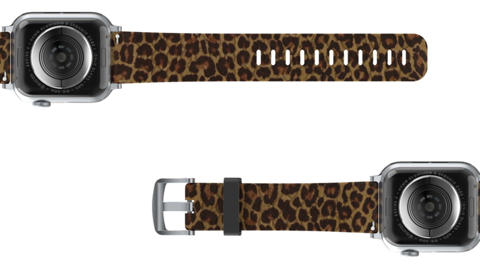 Groove Life Apple Watch Wide/Short Band, Leopard, 42/44mm S/M, WA5-208-WS